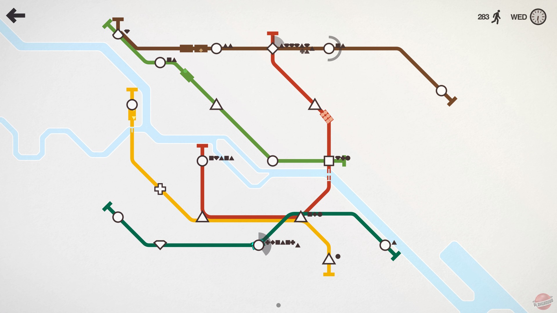 Скриншот из игры Mini Metro - 21