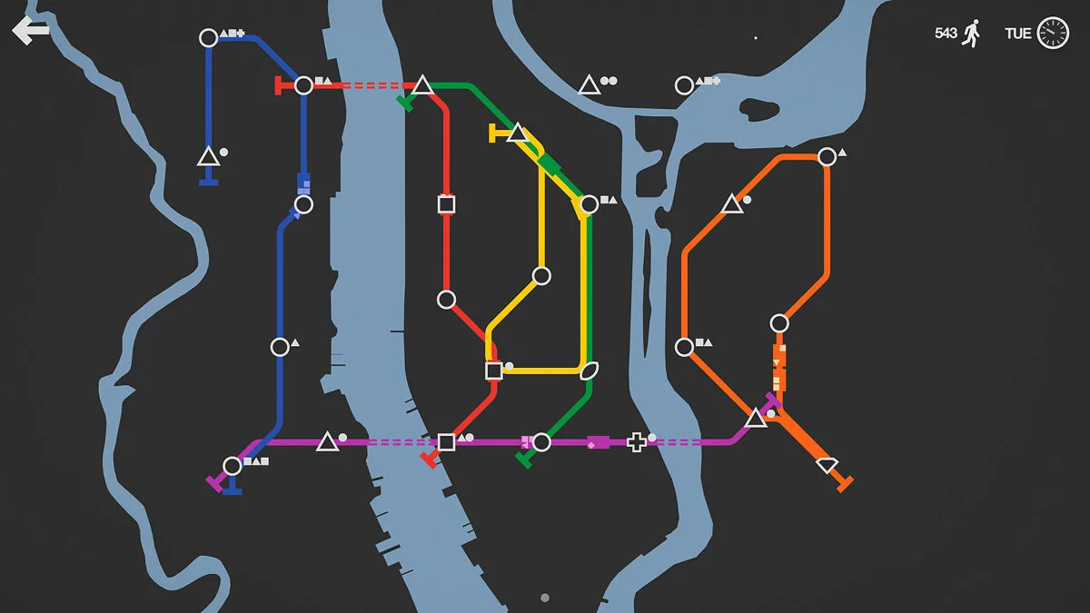 Скриншот из игры Mini Metro - 22