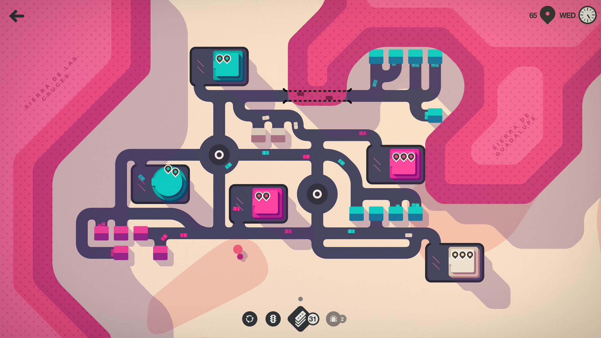 Скриншот из игры Mini Motorways - 20