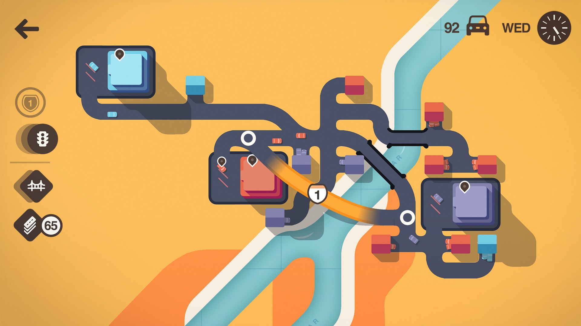Скриншот из игры Mini Motorways - 19