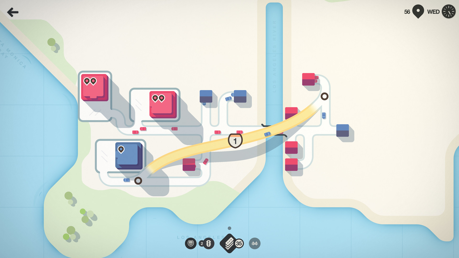 Скриншот из игры Mini Motorways - 7