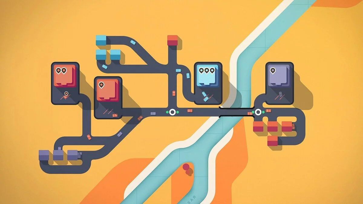 Скриншот из игры Mini Motorways - 26