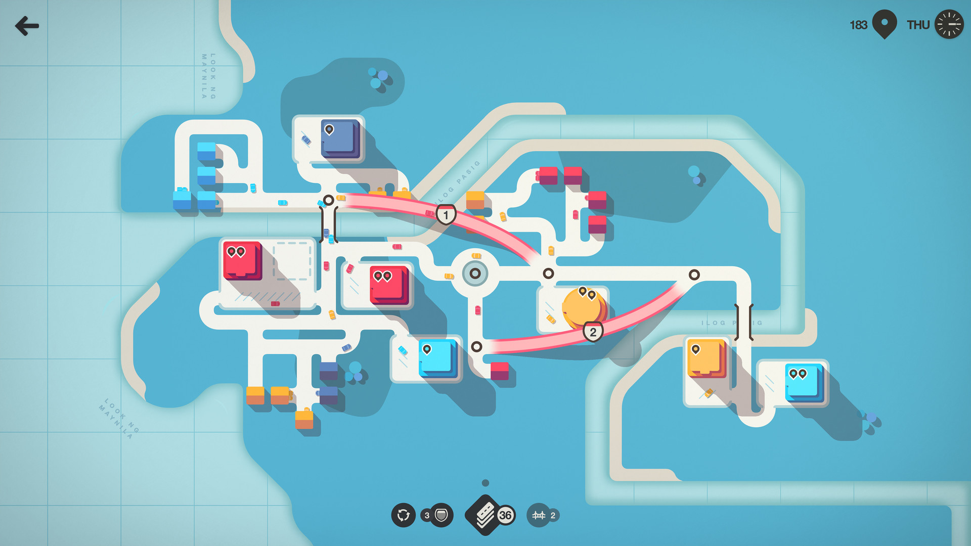 Скриншот из игры Mini Motorways - 30