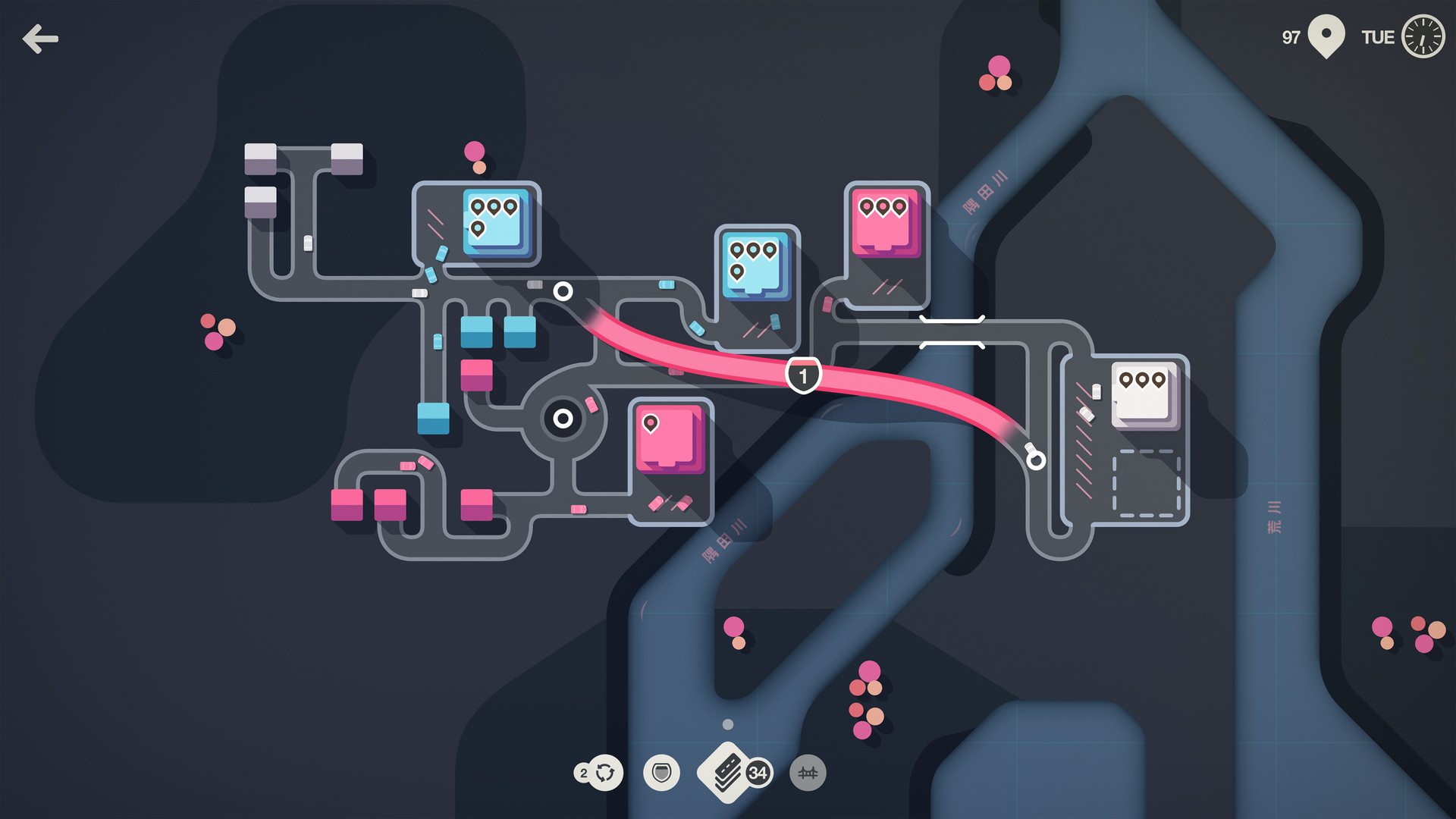 Скриншот из игры Mini Motorways - 22
