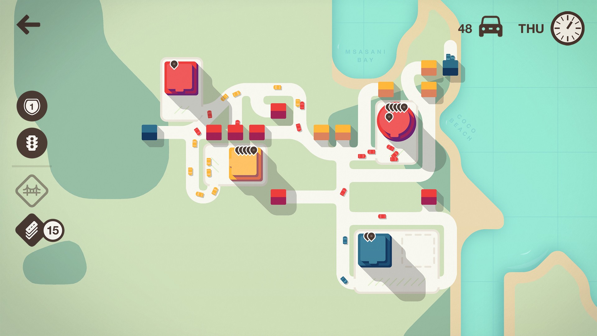 Скриншот из игры Mini Motorways - 24