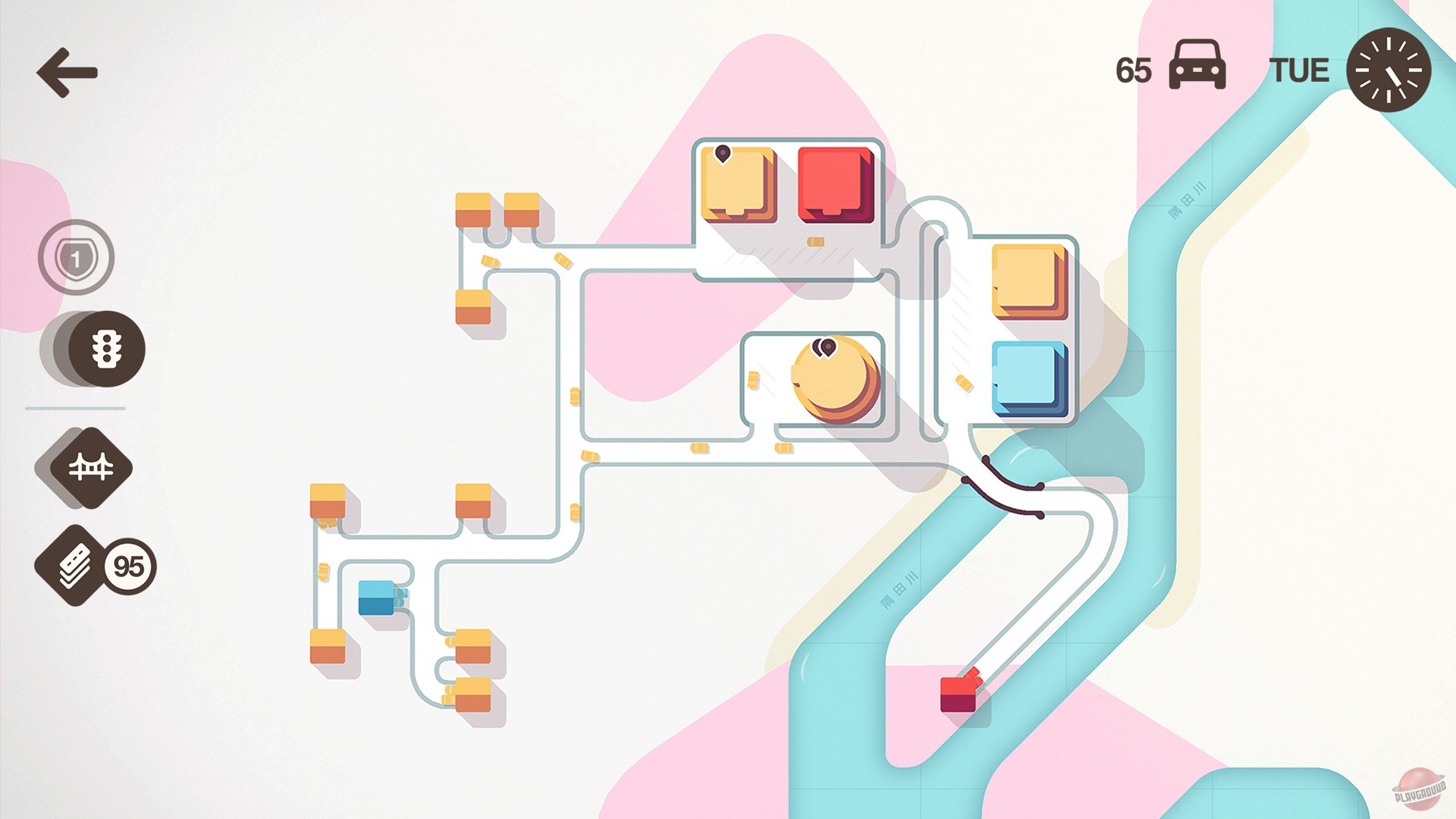 Скриншот из игры Mini Motorways - 23
