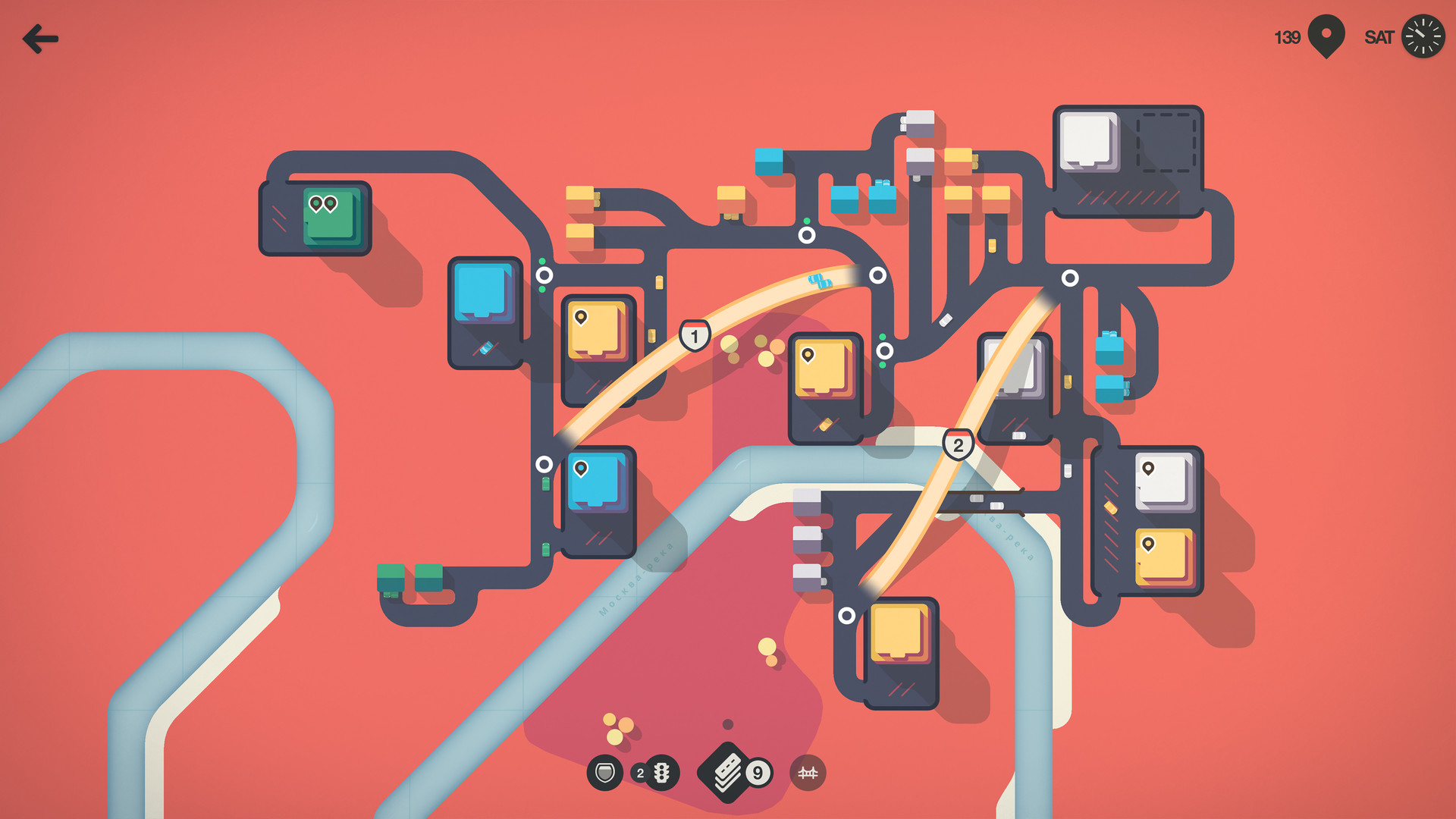 Скриншот из игры Mini Motorways - 27