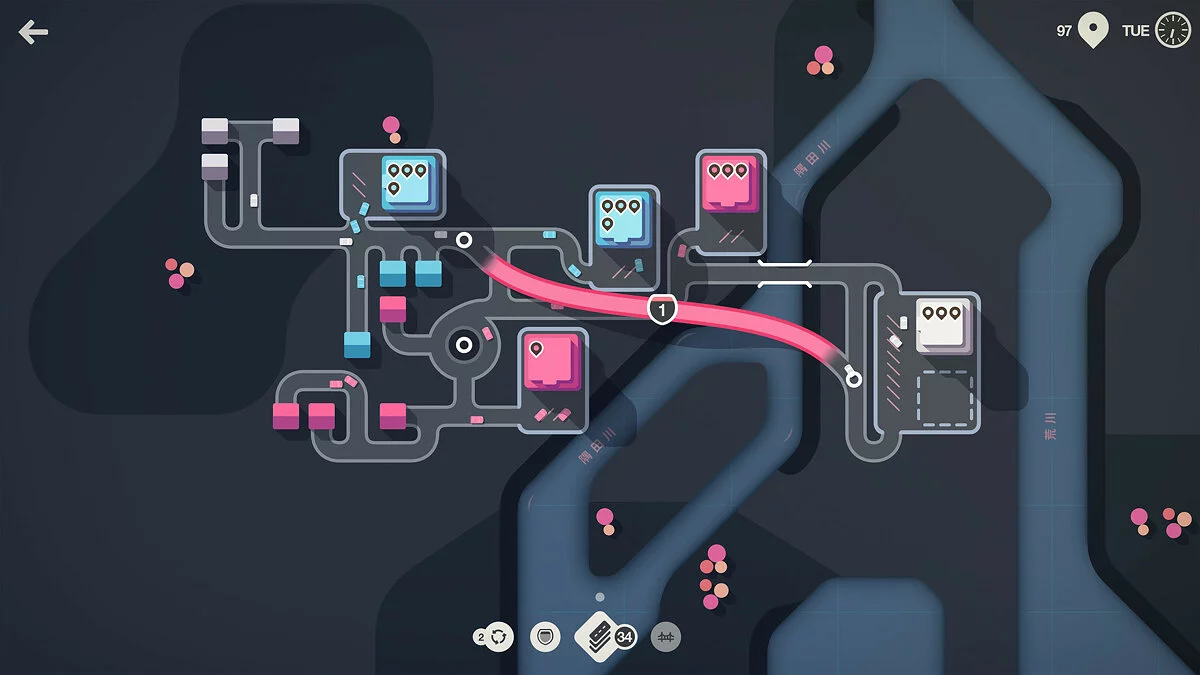 Скриншот из игры Mini Motorways - 21