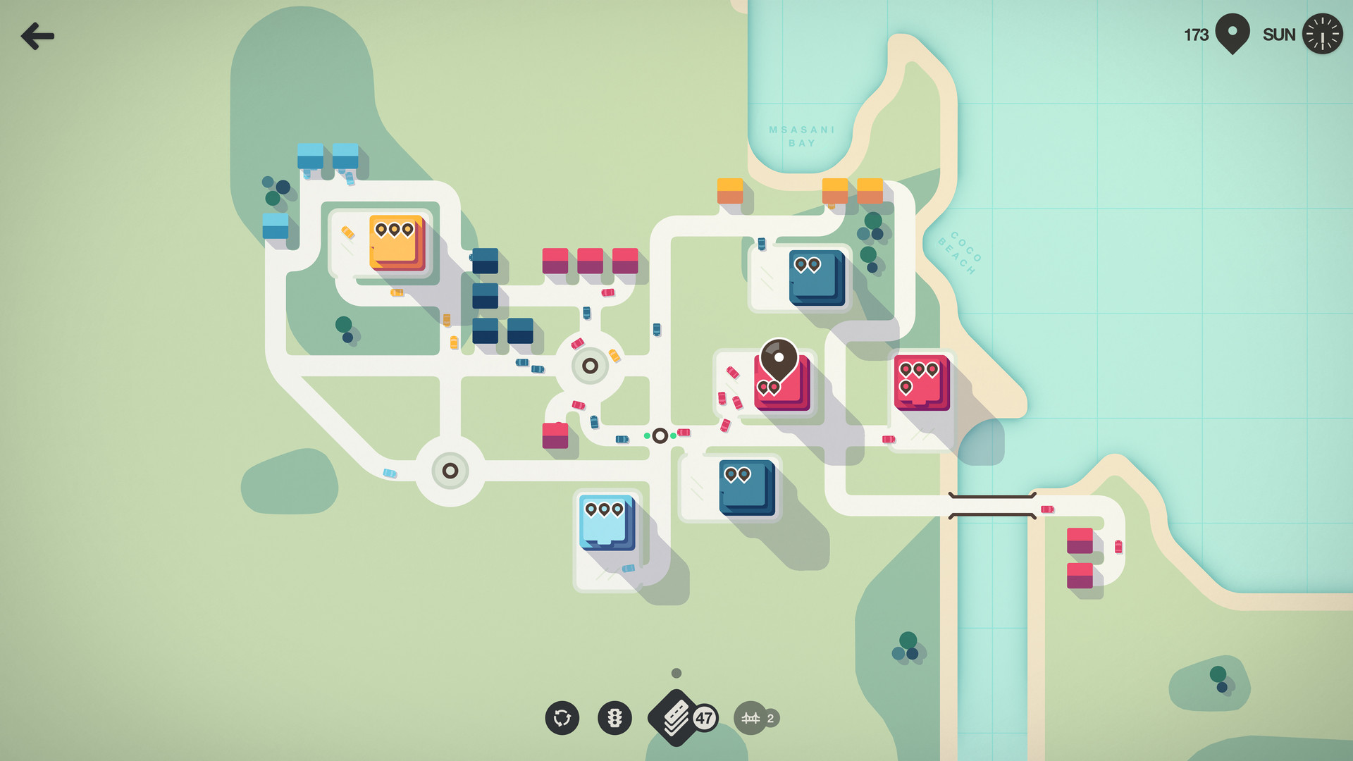Скриншот из игры Mini Motorways - 25