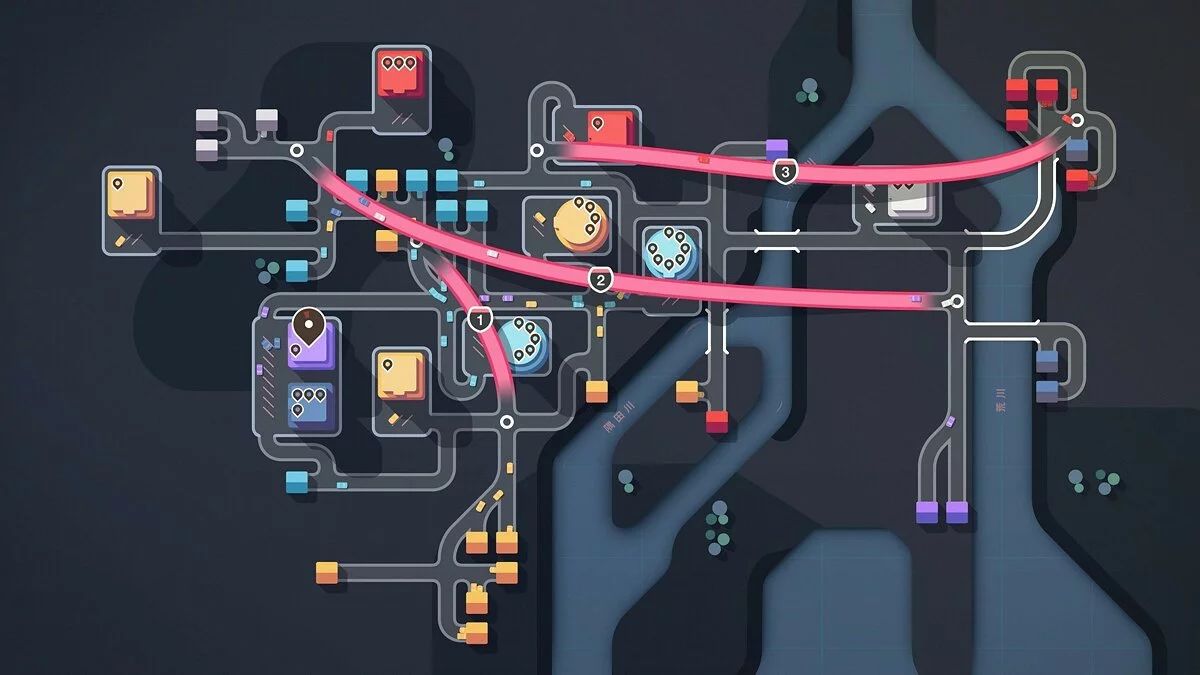 Скриншот из игры Mini Motorways - 14