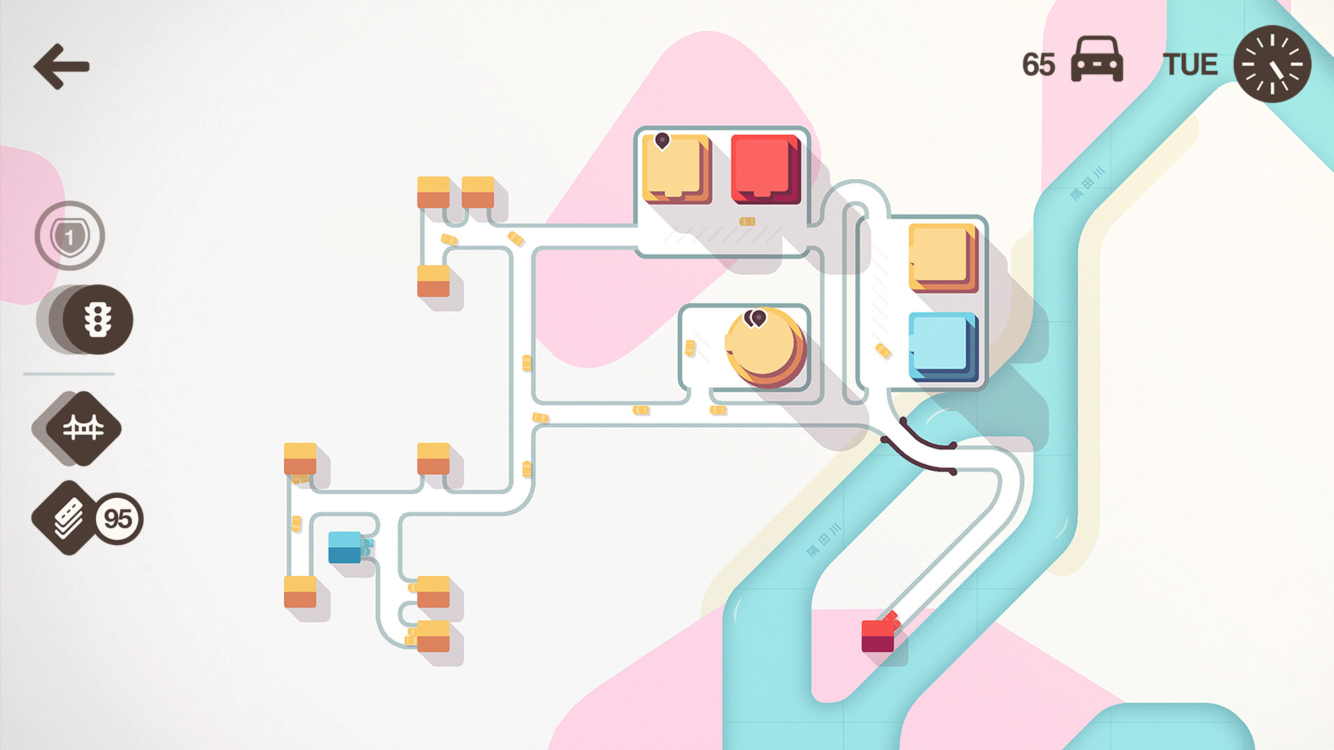 Скриншот из игры Mini Motorways - 2
