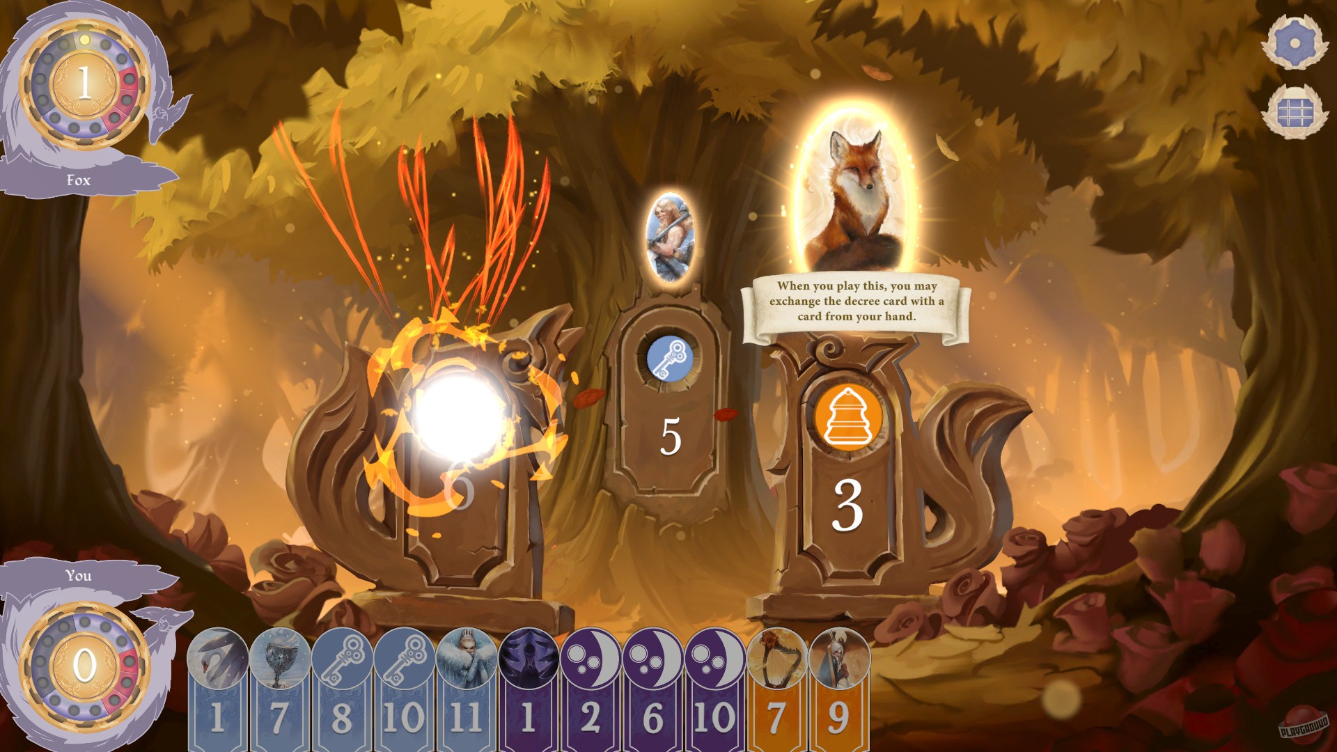 Скриншот из игры The Fox in the Forest - 12