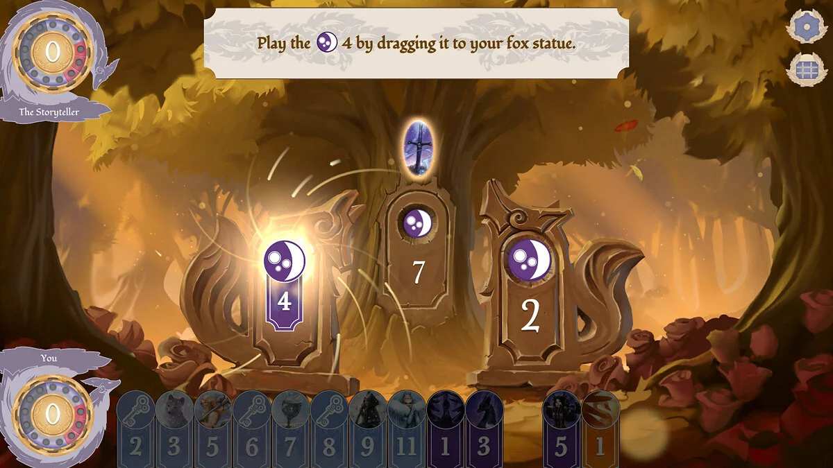 Скриншот из игры The Fox in the Forest - 2