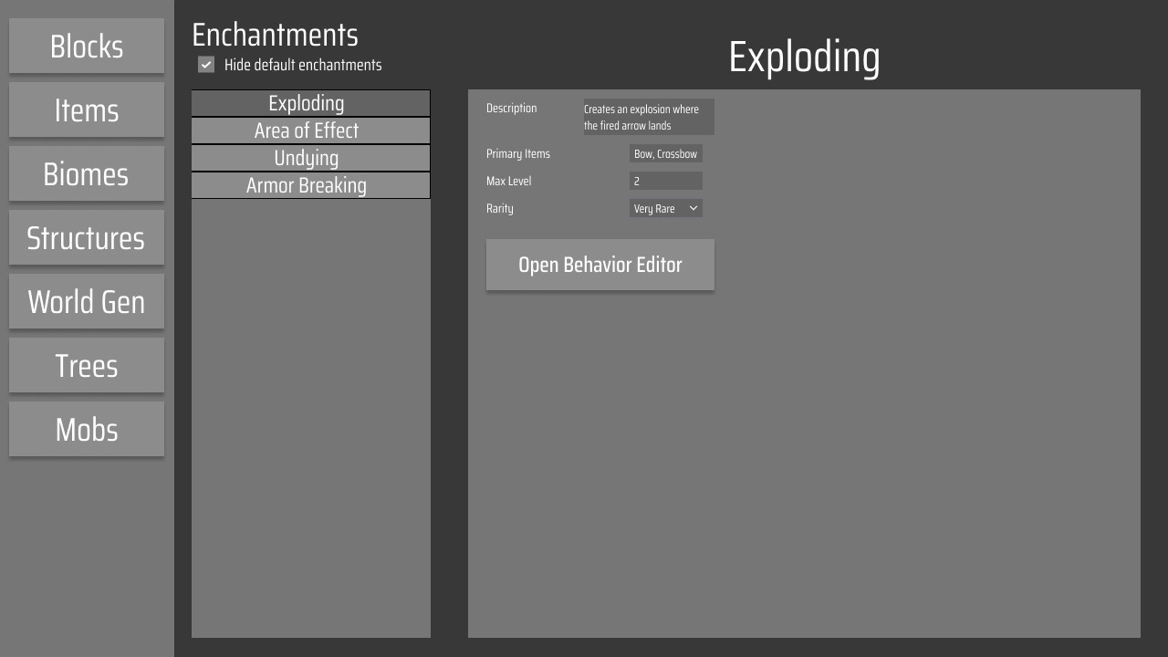 Скриншот из игры MC Mod Maker - 6