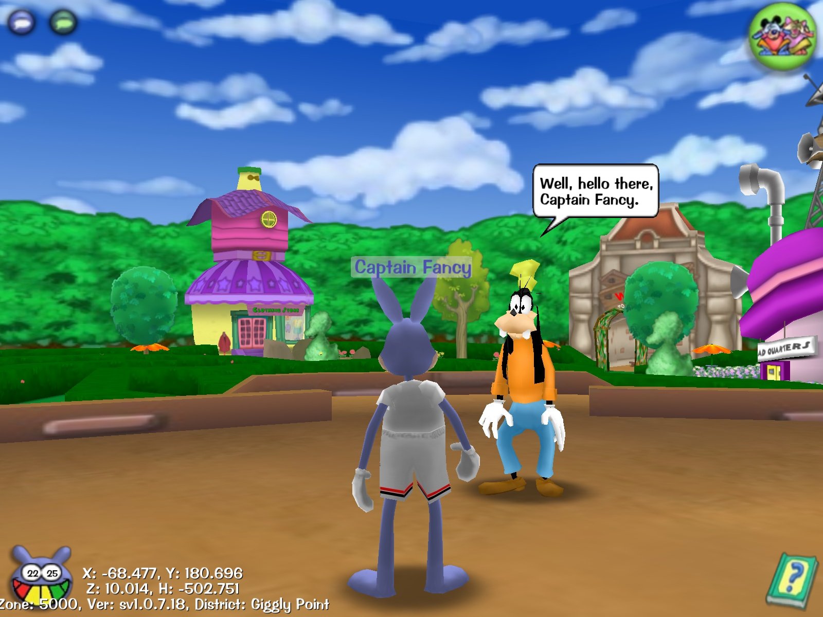 Скриншот из игры Disney's Toontown Online - 4