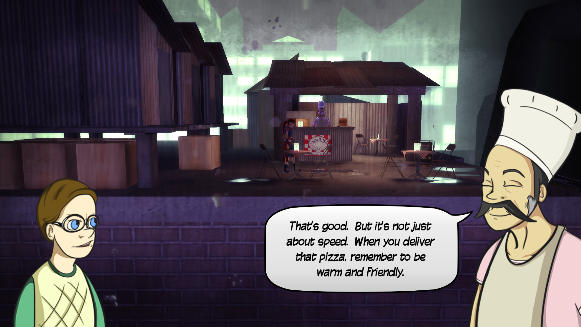 Скриншот из игры Ninja Pizza Girl - 14