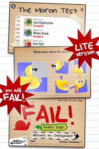 Скриншот из игры The Moron Test: Section 1 - 4