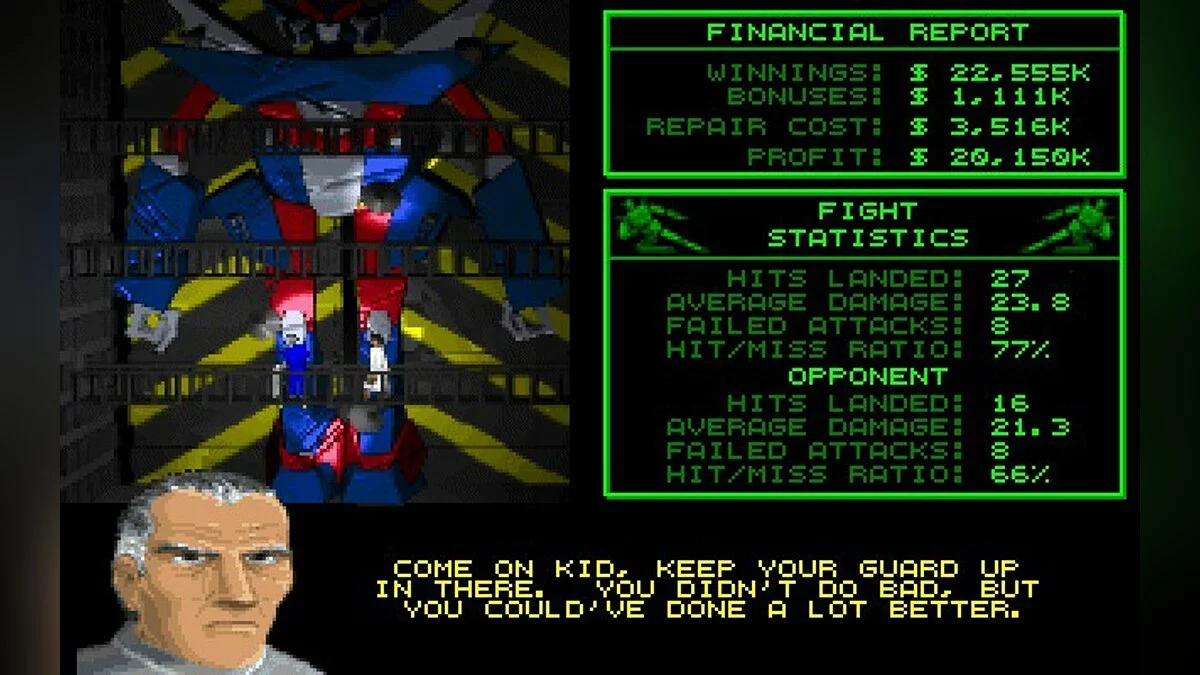 Скриншот из игры One Must Fall 2097 - 6