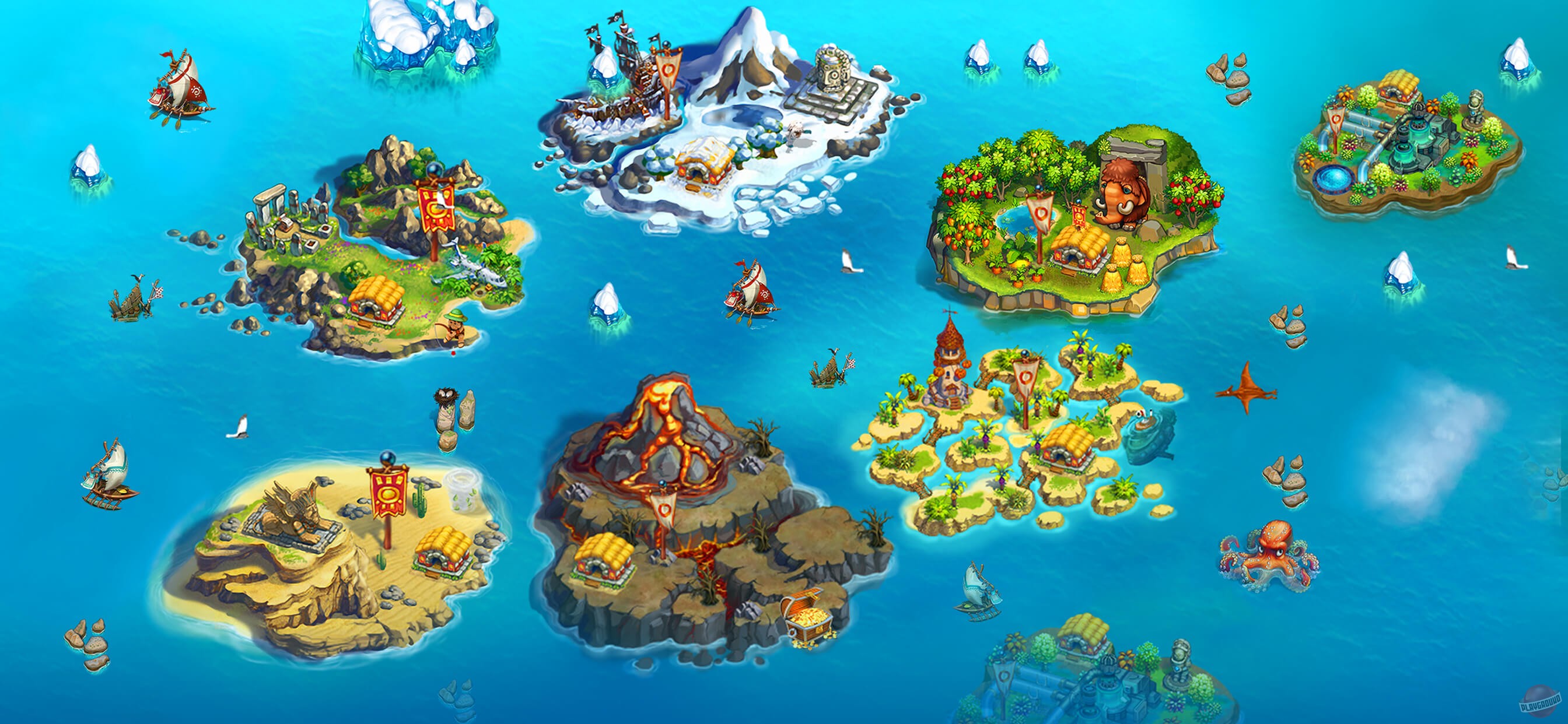 Скриншот из игры The Tribez - 2