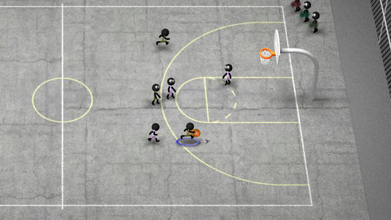Скриншот из игры Stickman Basketball - 9