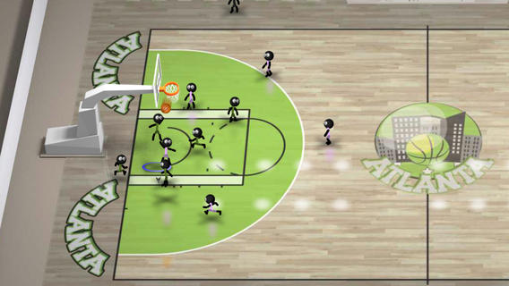 Скриншот из игры Stickman Basketball - 5