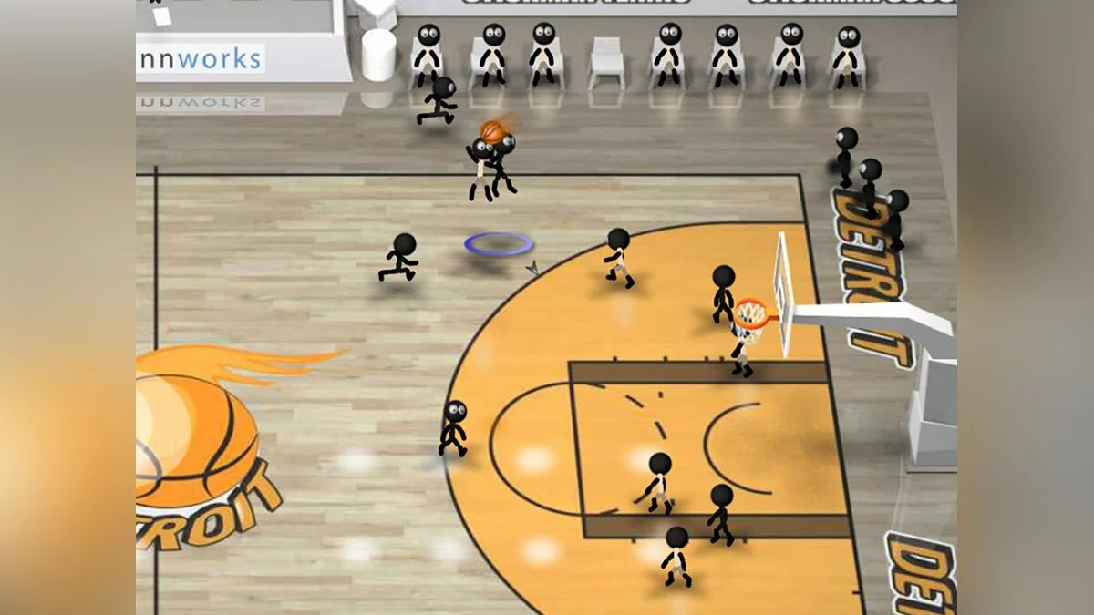 Скриншот из игры Stickman Basketball - 10