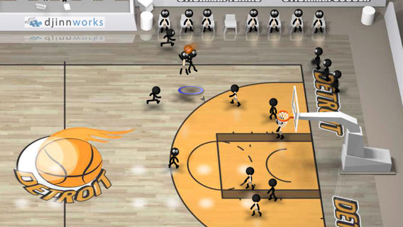 Скриншот из игры Stickman Basketball - 6