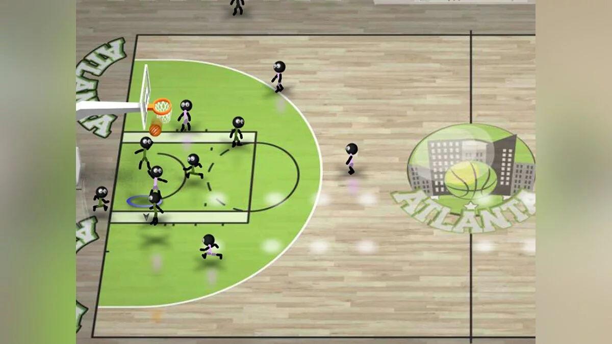 Скриншот из игры Stickman Basketball - 7