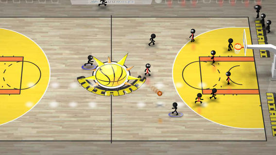 Скриншот из игры Stickman Basketball - 3