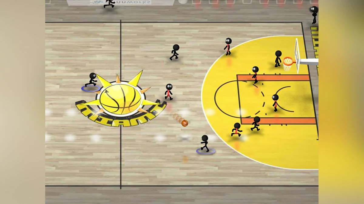 Скриншот из игры Stickman Basketball - 8