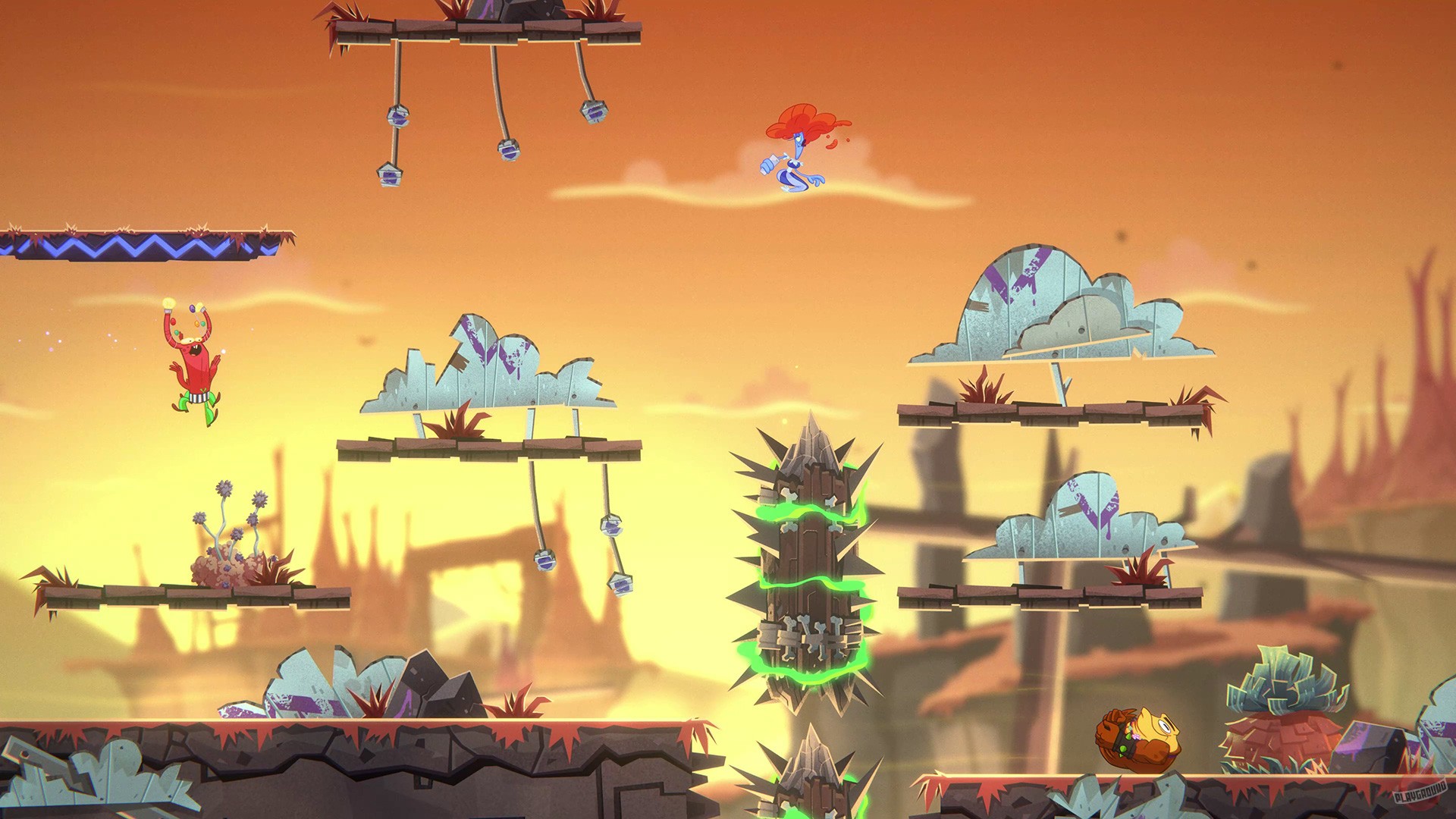 Скриншот из игры Battletoads - 3