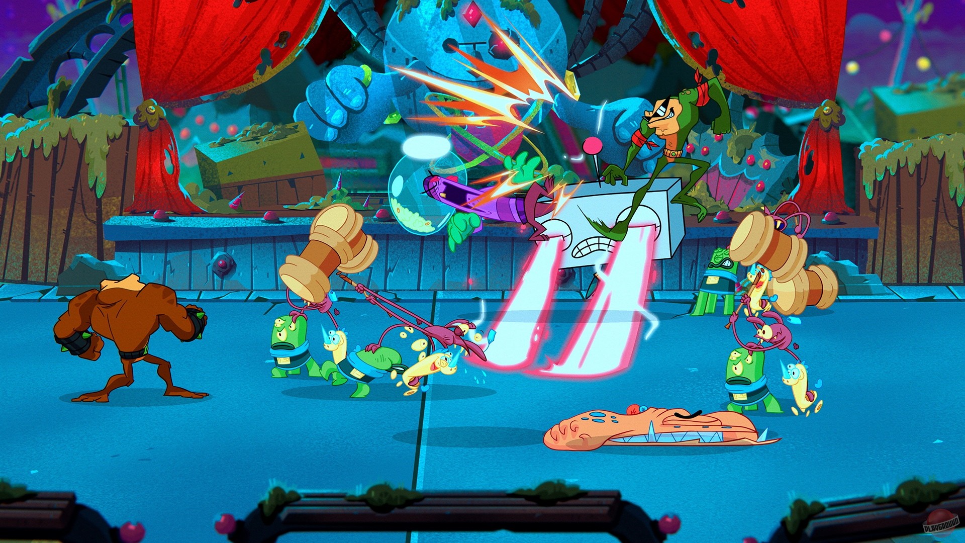 Скриншот из игры Battletoads - 11