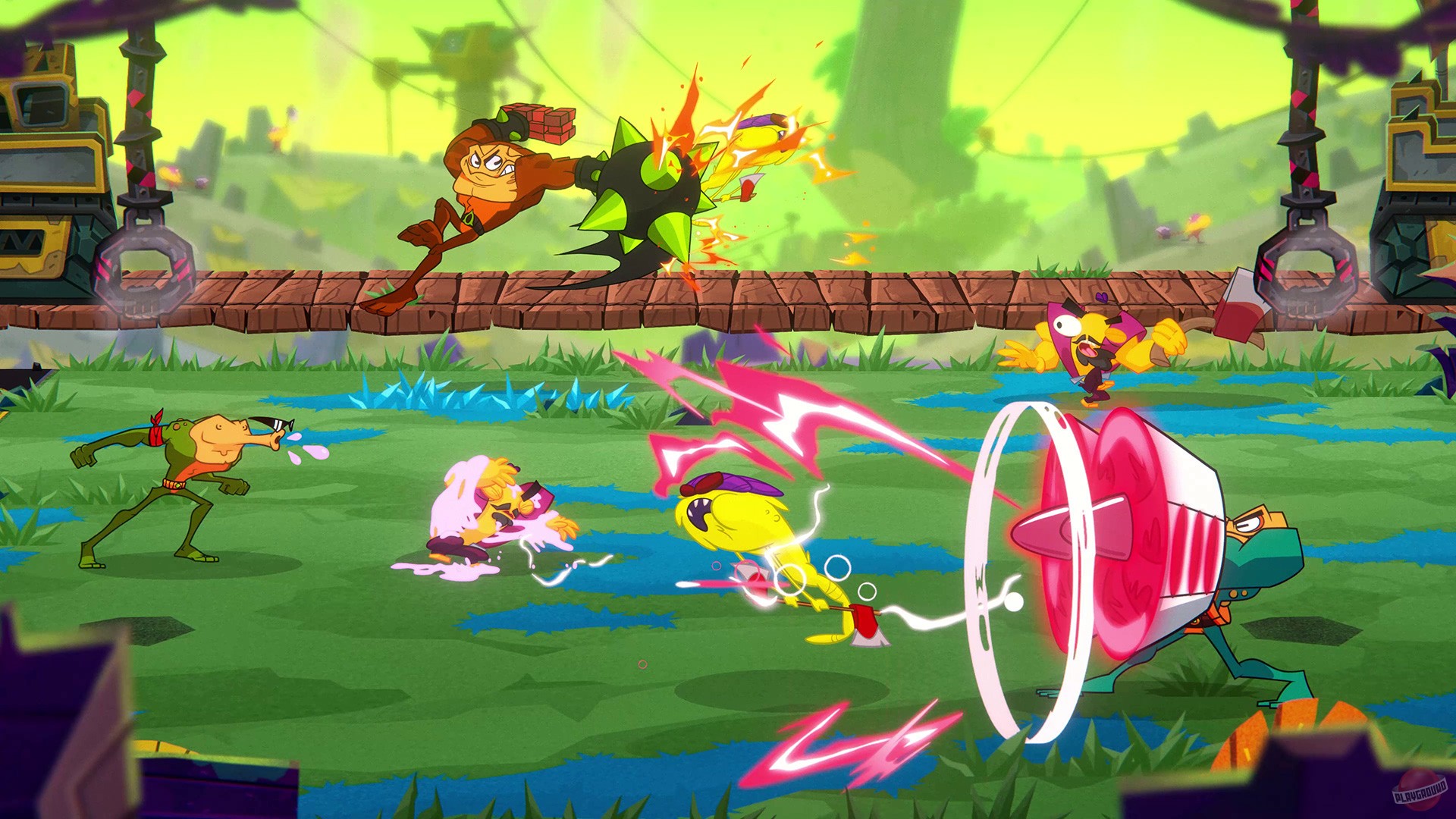 Скриншот из игры Battletoads - 2