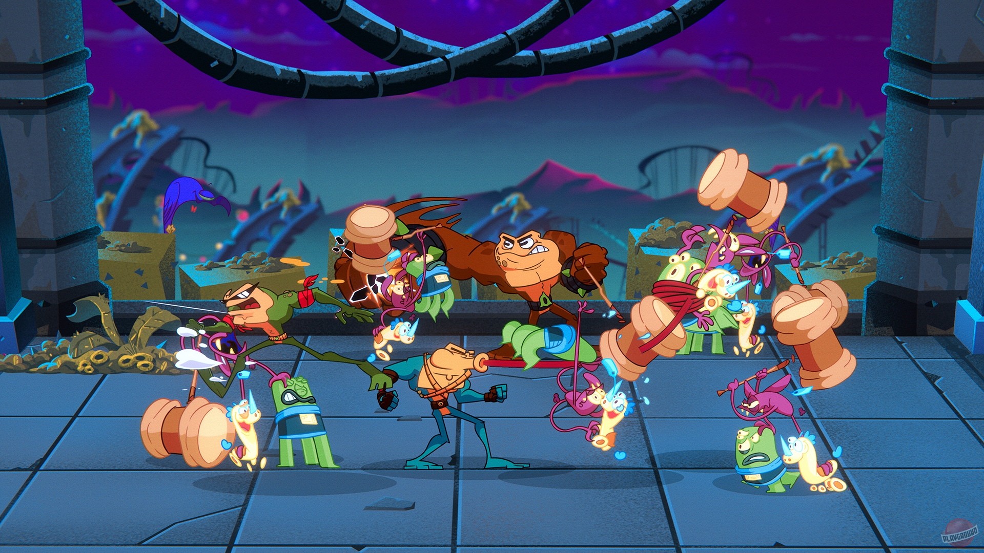 Скриншот из игры Battletoads - 24