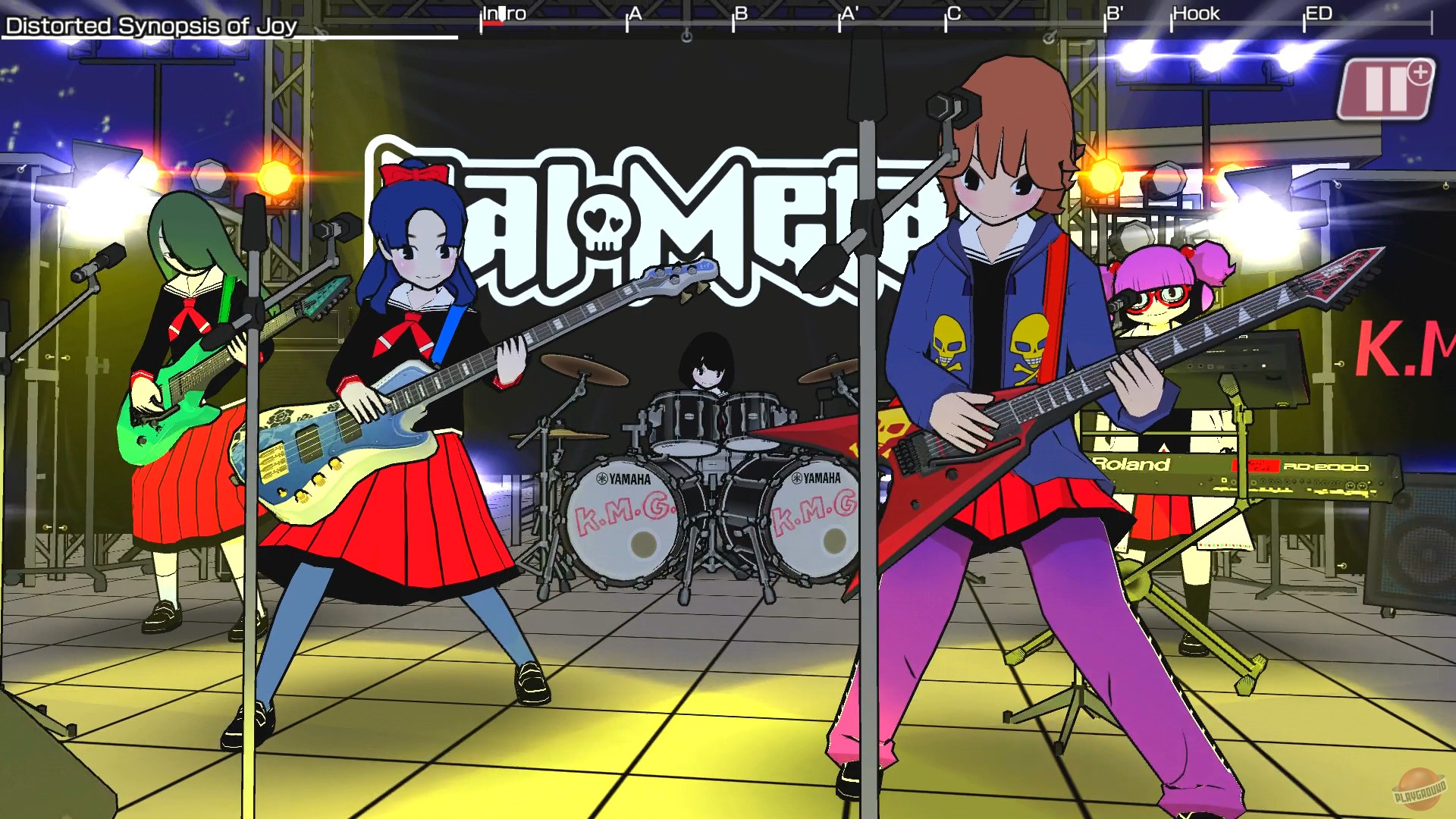 Скриншот из игры Gal Metal - 5