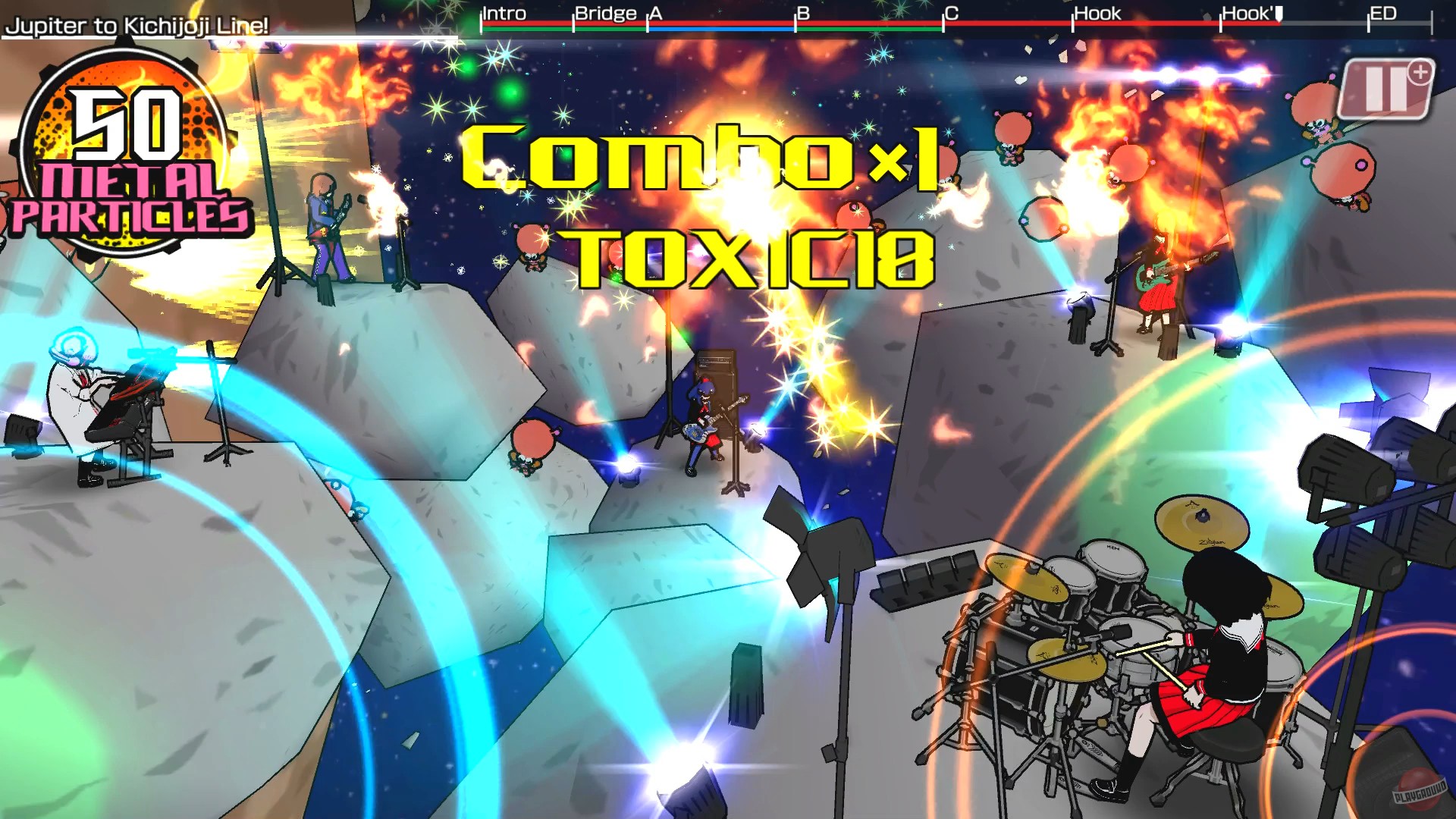 Скриншот из игры Gal Metal - 9