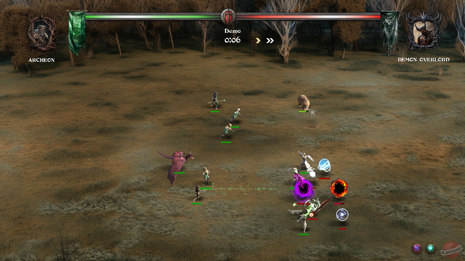 Скриншот из игры Mythic Battlegrounds: Demonic Siege - 1