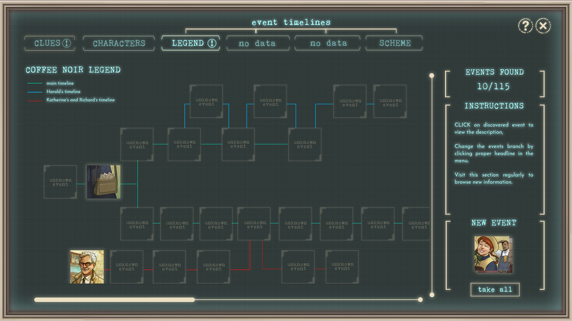 Скриншот из игры Coffee Noir - Business Detective Game - 11