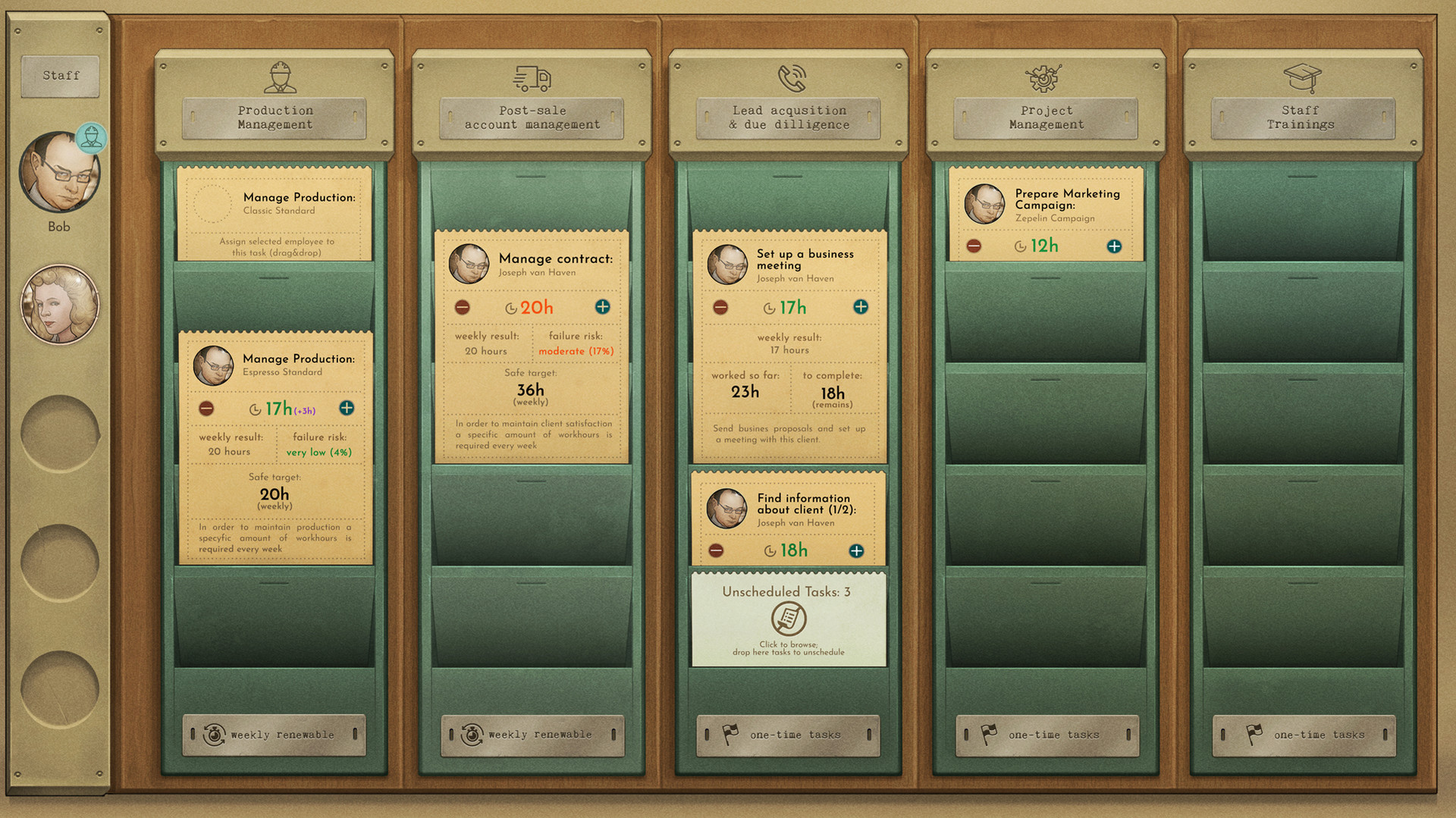 Скриншот из игры Coffee Noir - Business Detective Game - 4