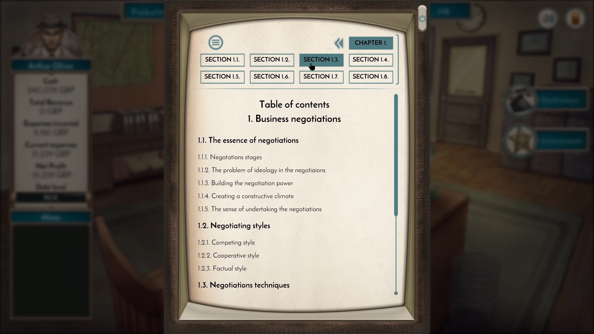 Скриншот из игры Coffee Noir - Business Detective Game - 7