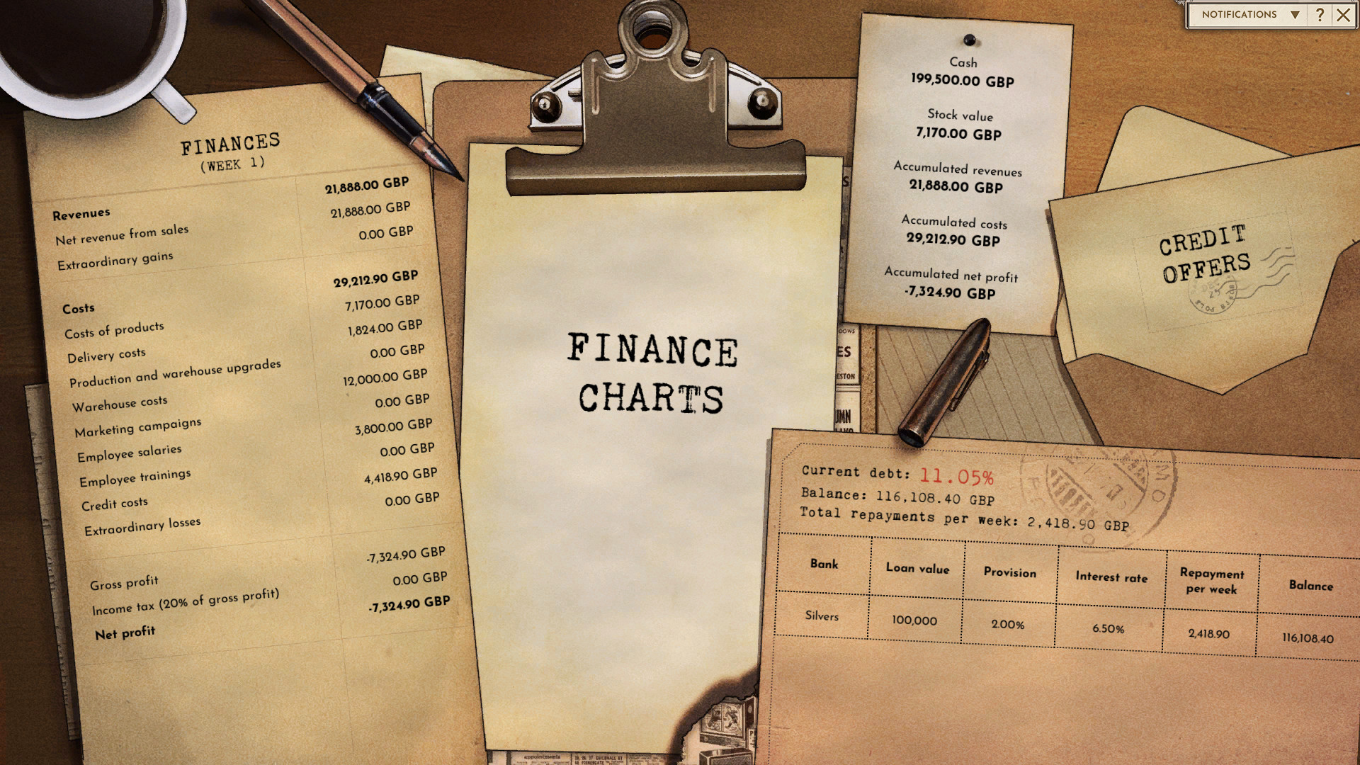 Скриншот из игры Coffee Noir - Business Detective Game - 8