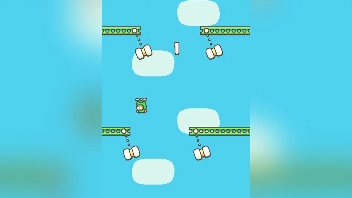 Скриншот из игры Swing Copters 2 - 9