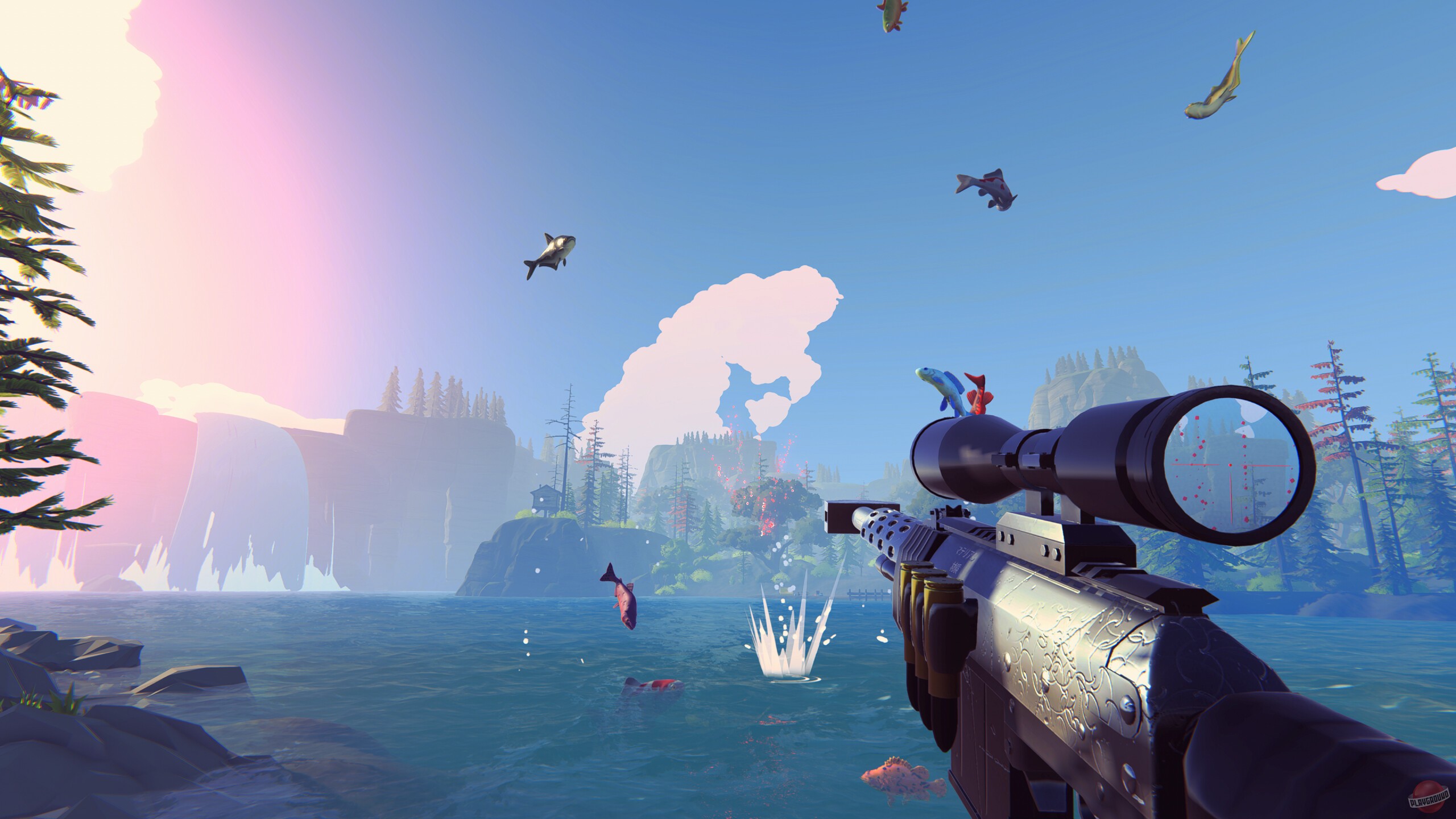 Скриншот из игры Fish Hunters: The Most Ridiculous Fishing Simulator - 7