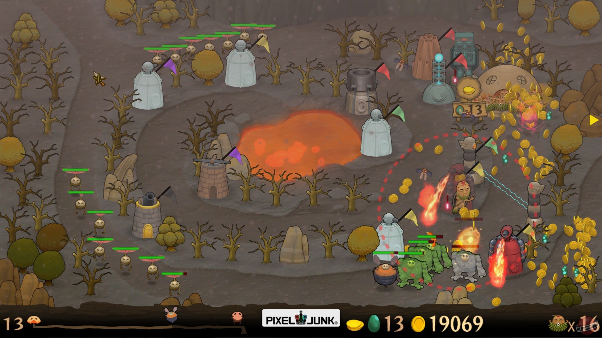 Скриншот из игры PixelJunk Monsters - 3