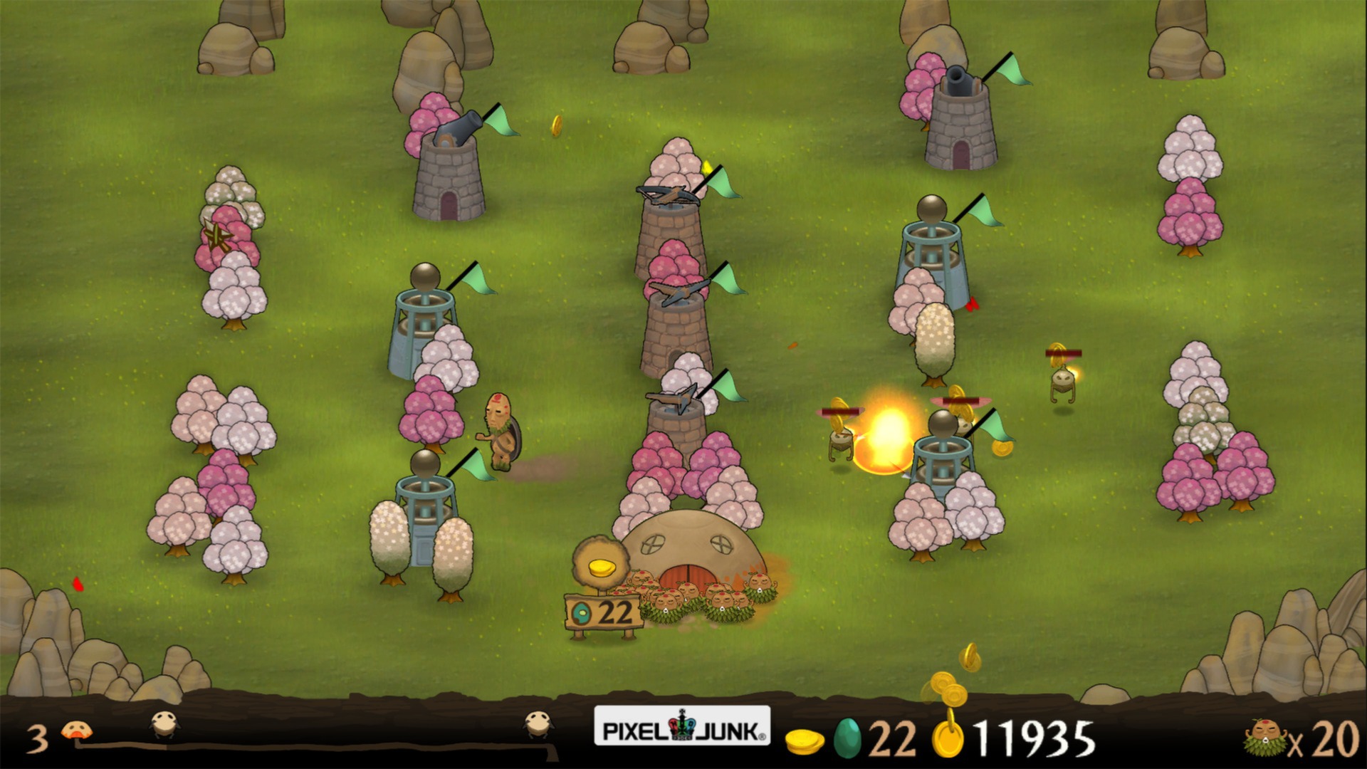 Скриншот из игры PixelJunk Monsters - 1