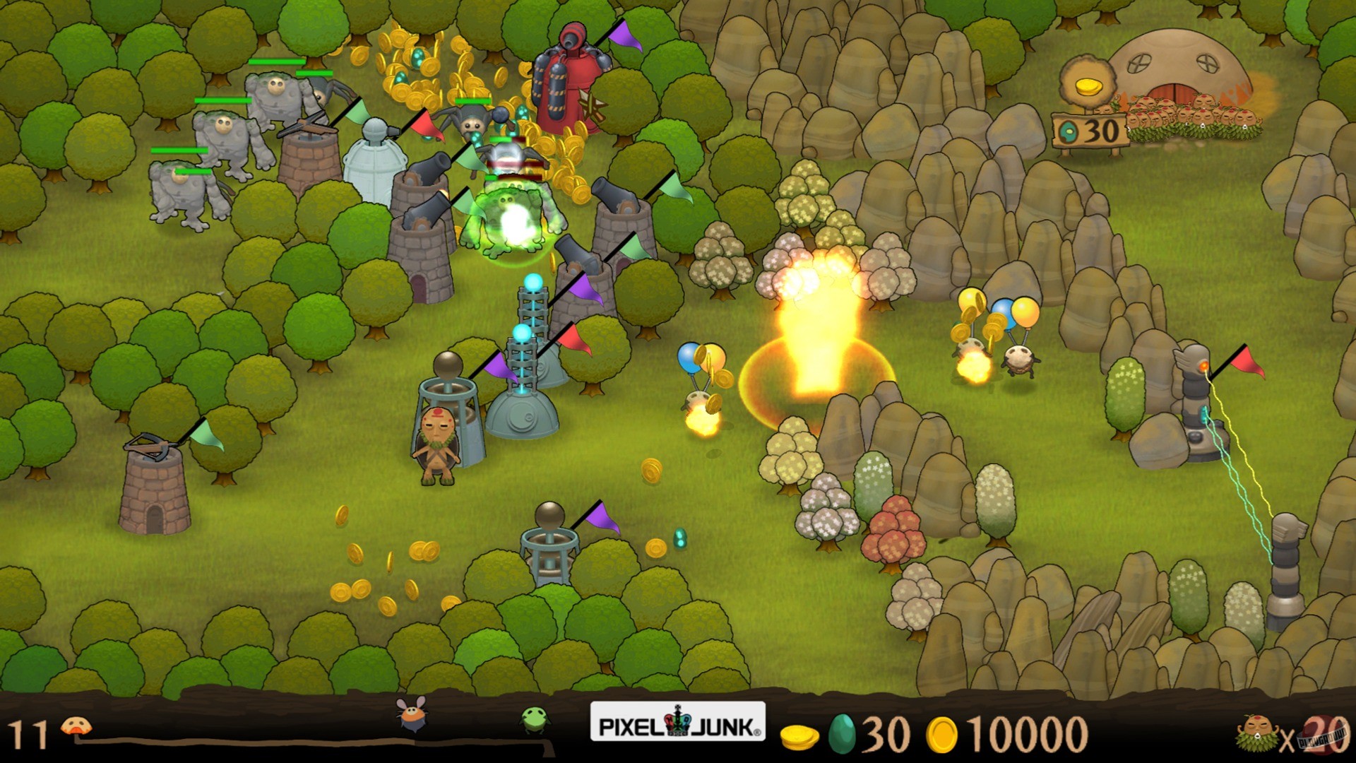Скриншот из игры PixelJunk Monsters - 34