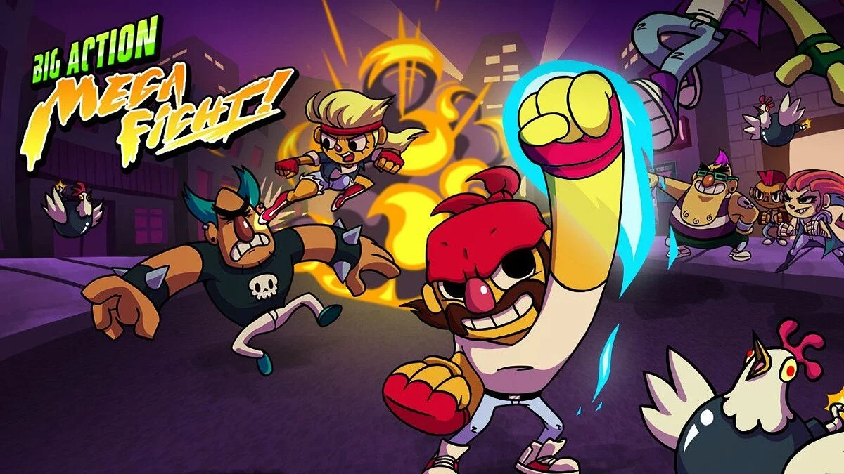 Скриншот из игры Big Action Mega Fight! - 12