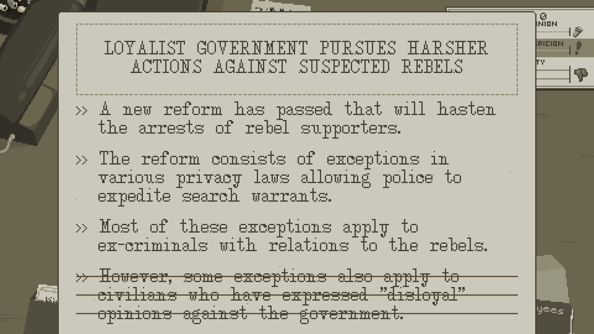 Скриншот из игры The Westport Independent - 15