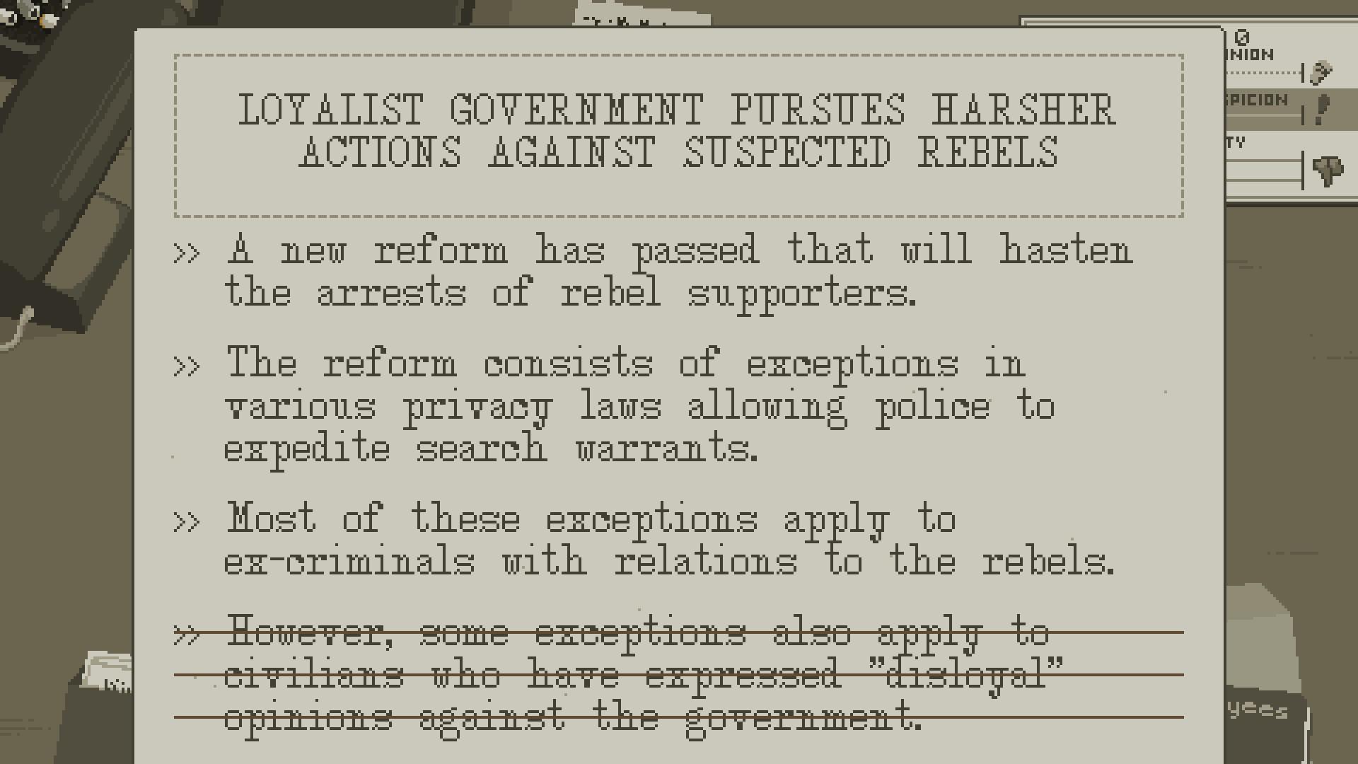 Скриншот из игры The Westport Independent - 30