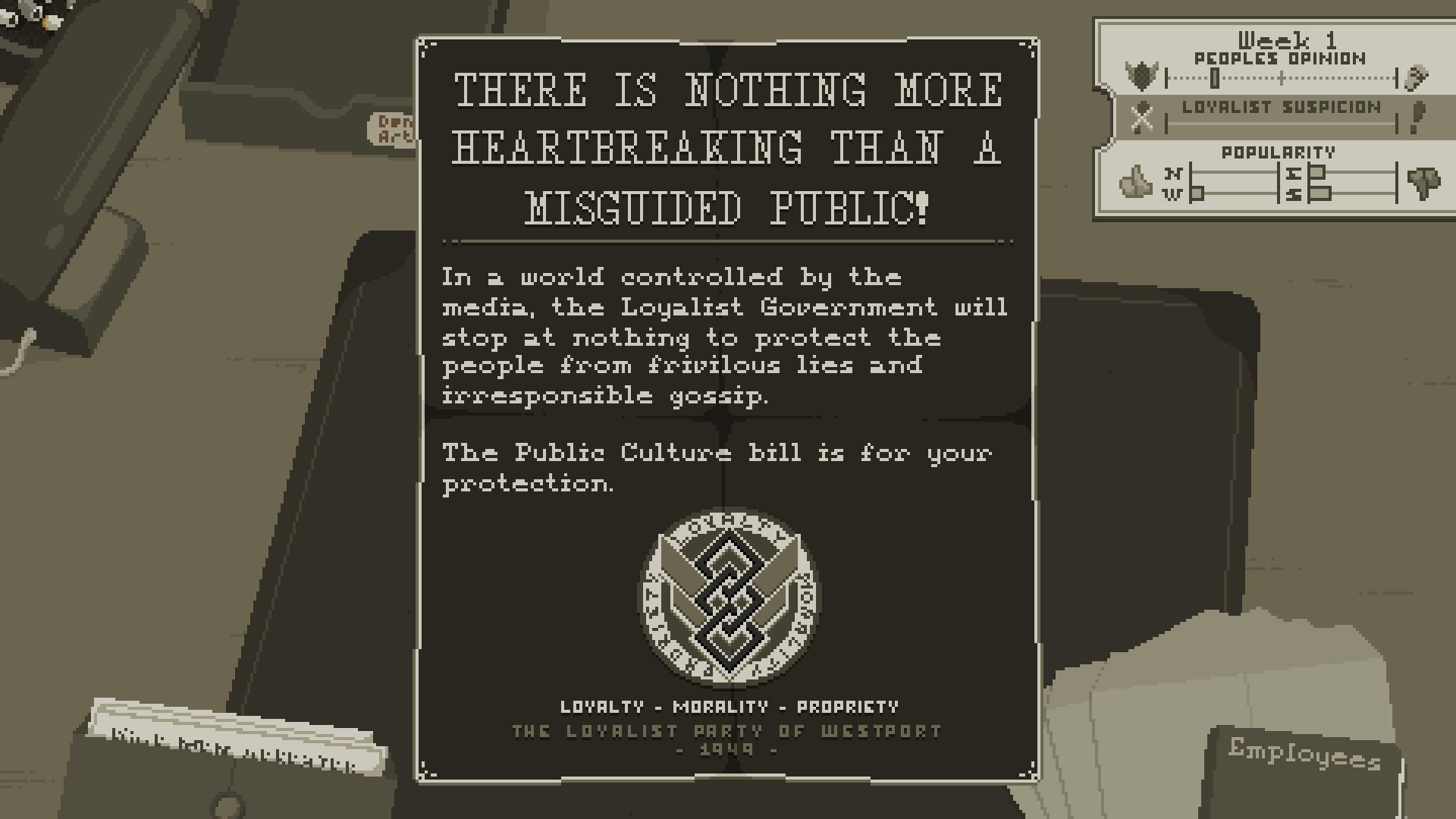 Скриншот из игры The Westport Independent - 37